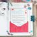 Diářová razítka Aladine Stampo Bullet Journal, 62 ks - Abeceda kurzíva