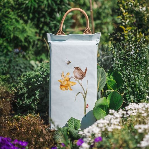 Zahradní podložka pod kolena Wrendale Designs "The Birds and The Bees" - Ježci a střízlík