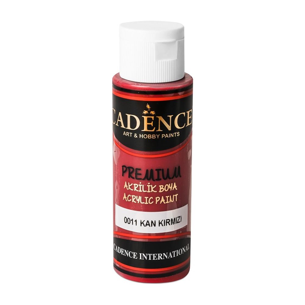 Levně Cadence Akrylová barva Cadence Premium, 70 ml - VYBERTE ODSTÍN - Akrylová barva Cadence Premium, 70 ml - blood red, červená temná
