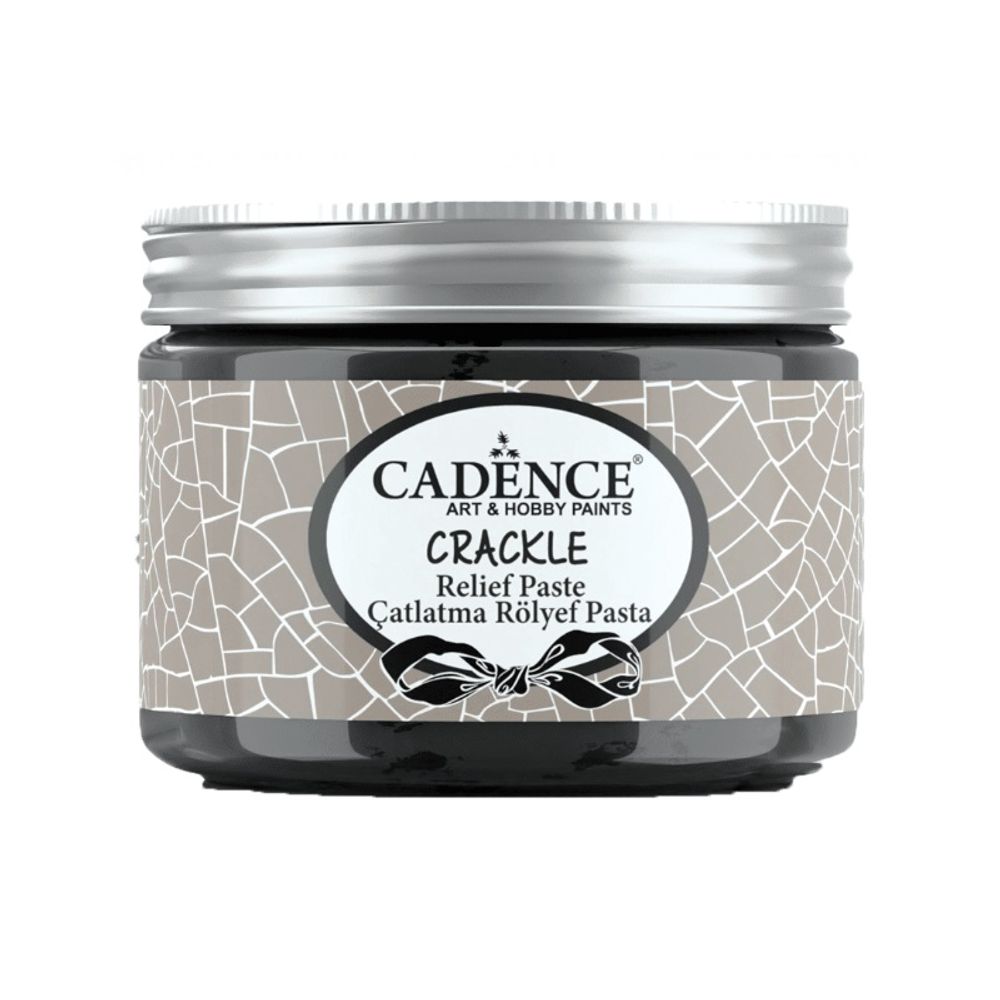 Cadence Krakelovací pasta Cadence Crackle Relief Paste, 150 ml - VYBERTE ODSTÍN - Krakelovací pasta Cadence Crackle Relief Paste, 150 ml - černá
