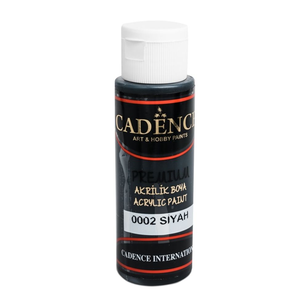 Levně Cadence Akrylová barva Cadence Premium, 70 ml - VYBERTE ODSTÍN - Akrylová barva Cadence Premium, 70 ml - black, černá