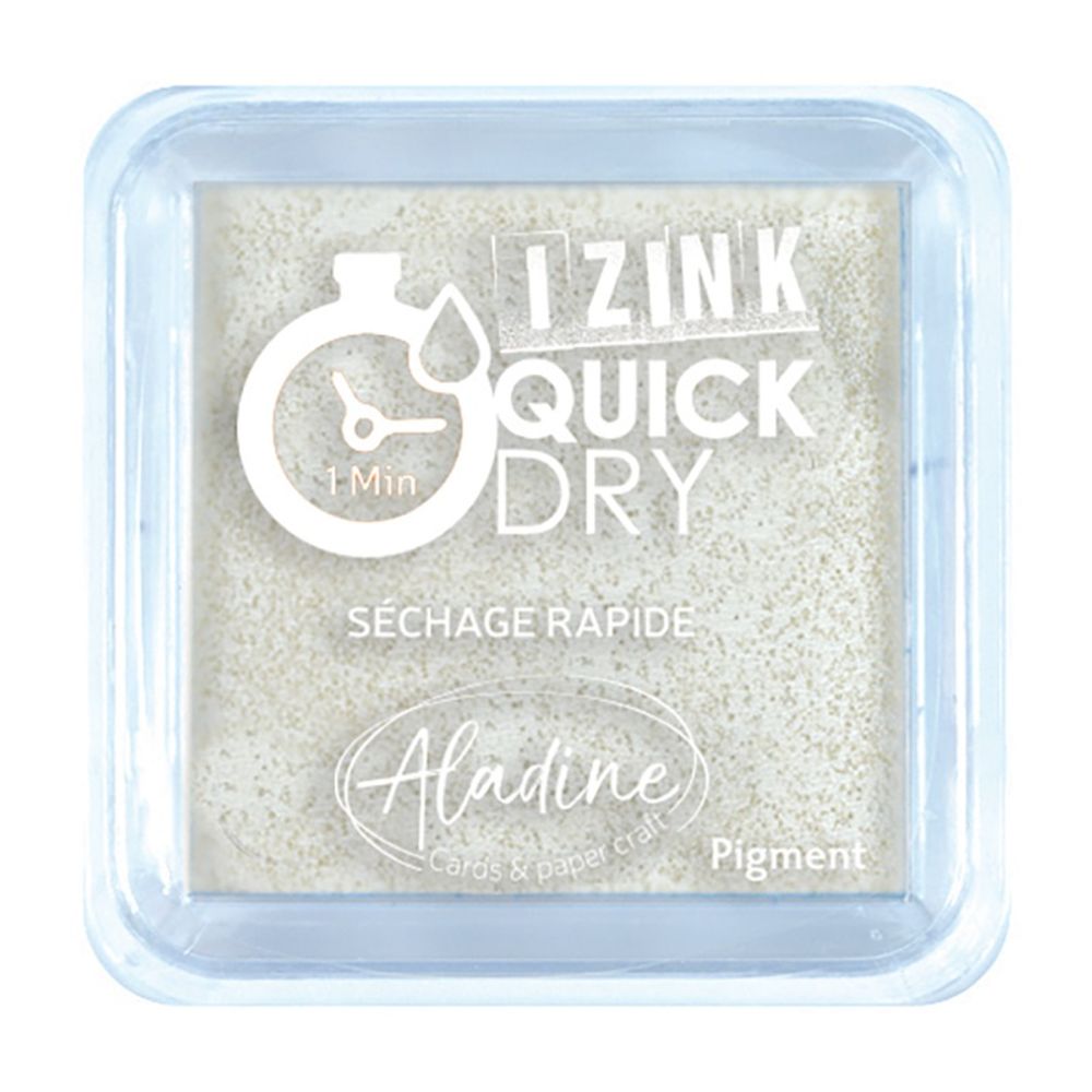 Levně Aladine Razítkovací polštářek Aladine Izink Quick Dry, rychleschnoucí - VYBERTE ODSTÍN - Razítkovací polštářek Aladine Izink Quick Dry - blanc, bílý