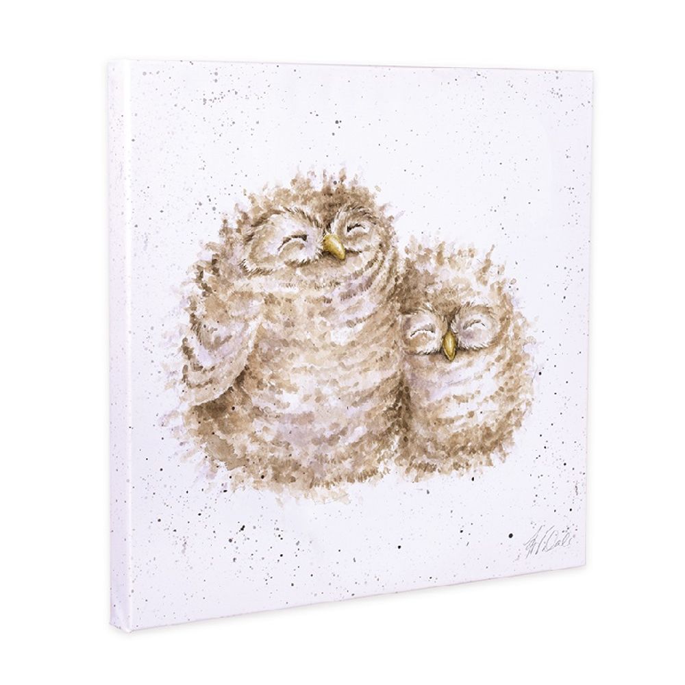 Wrendale Designs Obraz Wrendale Designs "Words of Wisdom", 20x20 cm - Sovy