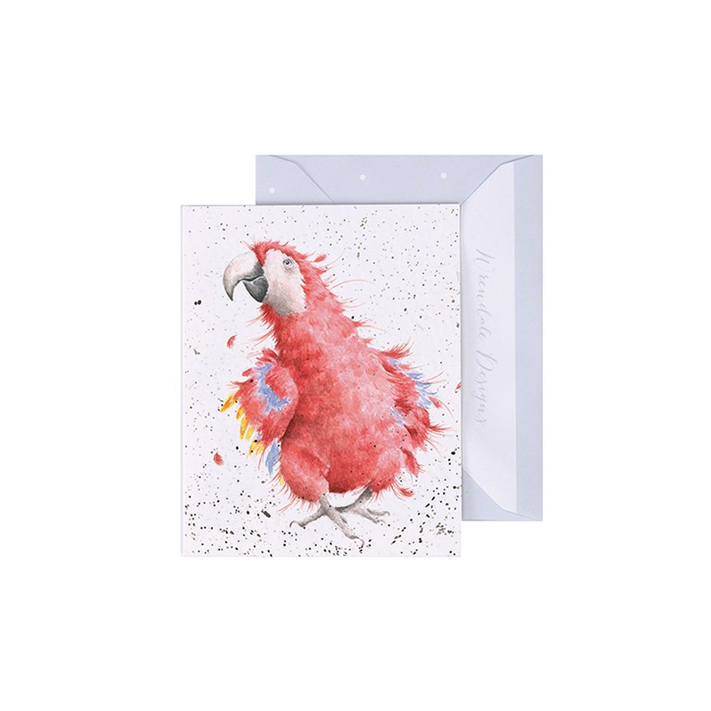 Wrendale Designs Dárková kartička Wrendale Designs "Parrot on Parade" - Papoušek