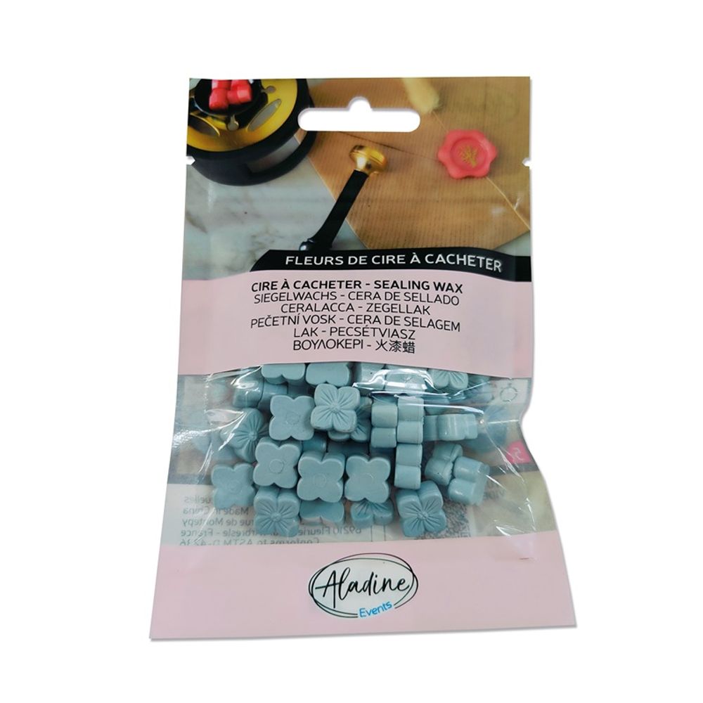 Aladine Pečetní vosk granulovaný Aladine - pastelový - VYBERTE ODSTÍN - Pečetní vosk granulovaný Aladine - bleu gris pastel, pastelový modrošedý