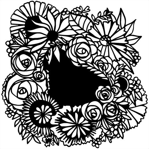 Šablona TCW - Floral Statement - VYBERTE VELIKOST