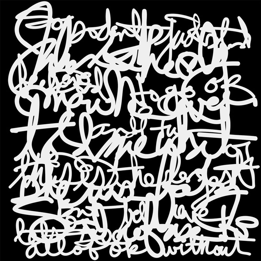 The Crafter´s Workshop Šablona TCW - Thick Thin Writing - VYBERTE VELIKOST - Šablona TCW 12"x12" (30,5x30,5 cm) - Thick Thin Writing