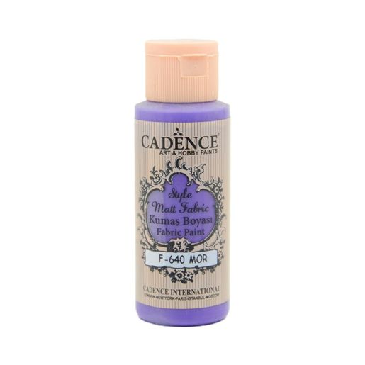 Barva na textil Cadence Style Matt Fabric, 59 ml - purple, fialová