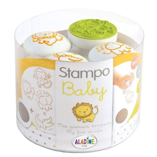Razítka Aladine Stampo Baby, 4 ks - Safari
