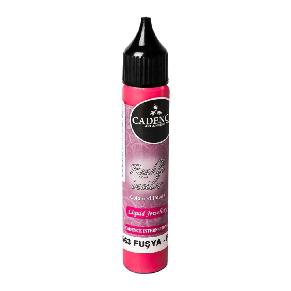 Levně Cadence Tekuté perly Cadence Coloured Pearls, 25 ml - VYBERTE ODSTÍN - Tekuté perly Cadence Coloured Pearls, 25 ml - fuchsia, fuchsiové