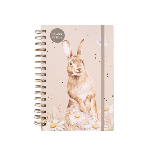 Kroužkový blok Wrendale Designs "Among the Daisies", A5, 96 l., čistý - Králík