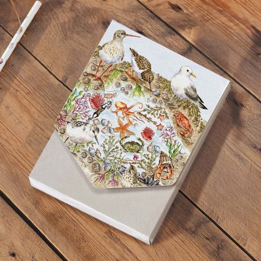 Sada přání a obálek Wrendale Designs "Secrets of the Sea", 8 ks - U moře