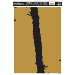 Nažehlovací nálepka Cadence, 21x30 cm, zlatá - Zlatá čára