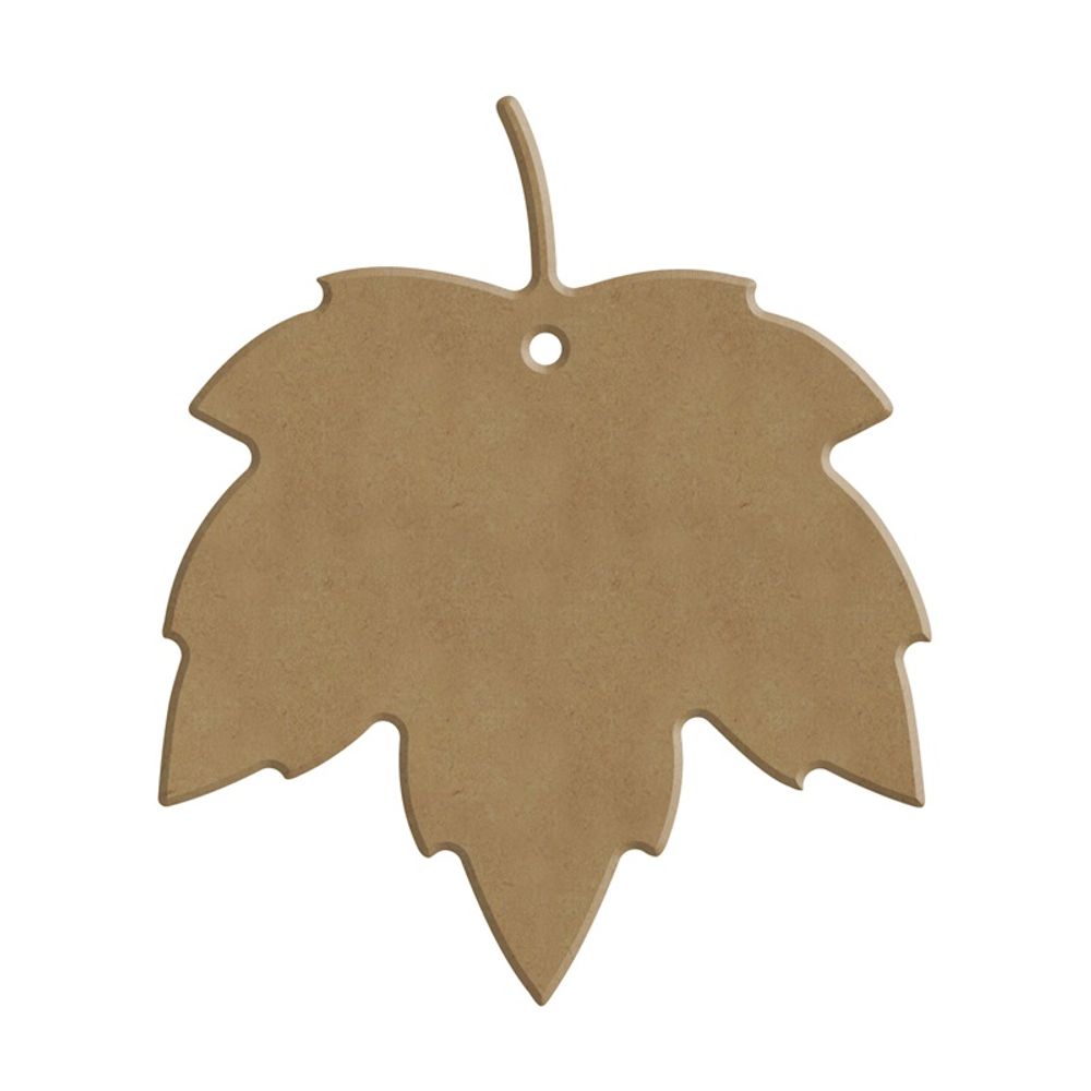 Gomille Dřevěný výřez k dekoraci Gomille, závěsný, 10x11 cm - Javorový list