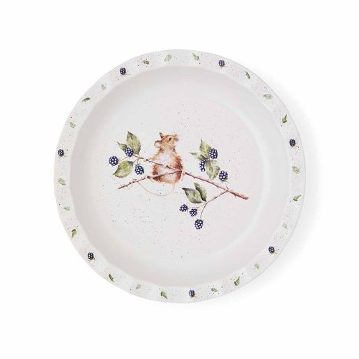 Porcelánová zapékací mísa na koláč Wrendale Designs, 28 cm - Myška