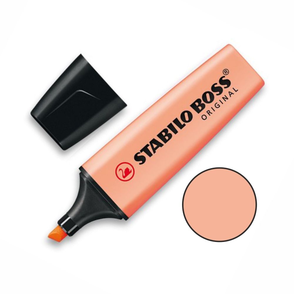 Levně Stabilo Zvýrazňovač Stabilo Boss Original Pastel - VYBERTE ODSTÍN - Zvýrazňovač Stabilo Boss Original Pastel - oranžový