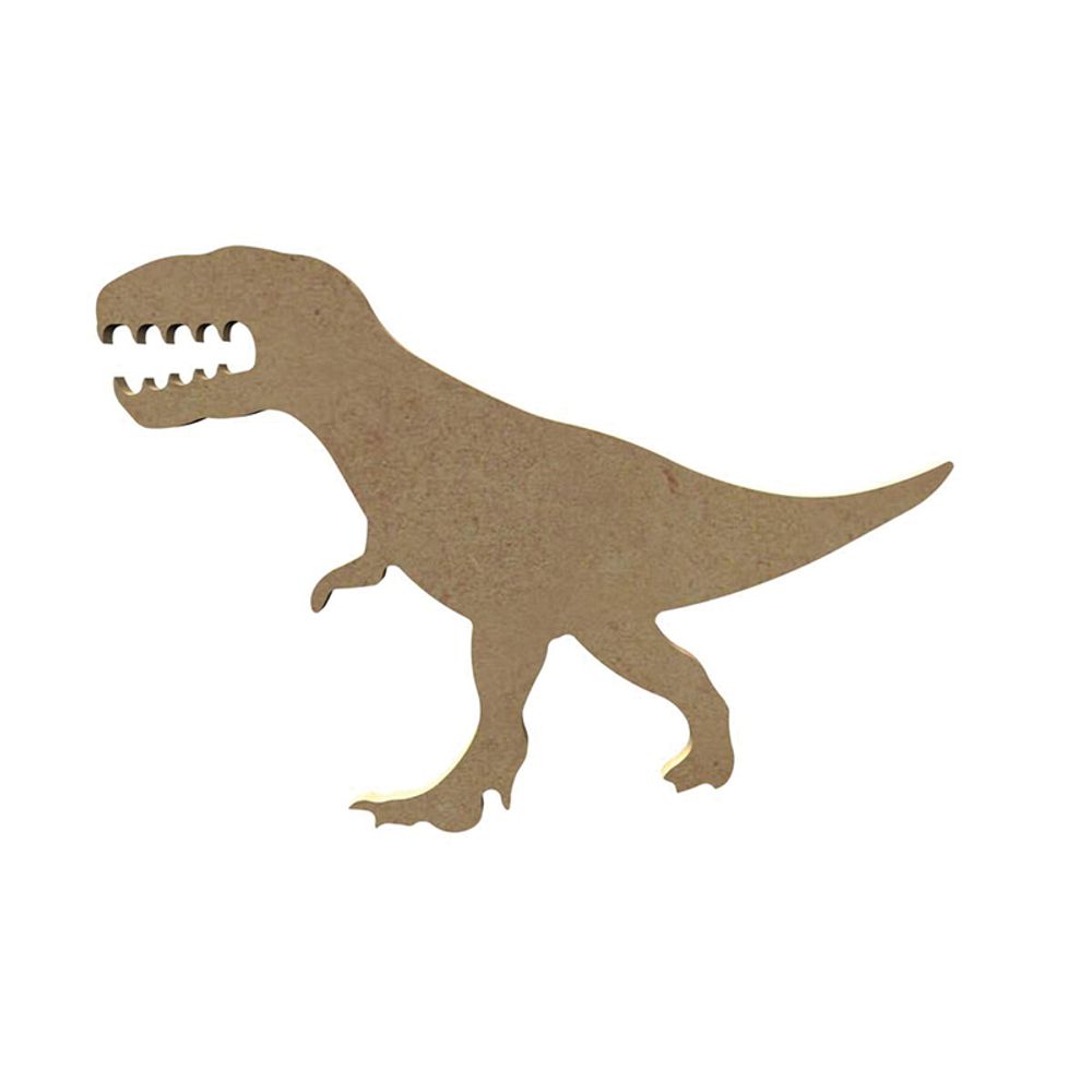 Levně Gomille Dřevěný výřez k dekoraci Gomille, 17x12 cm - Dinosaurus T-Rex