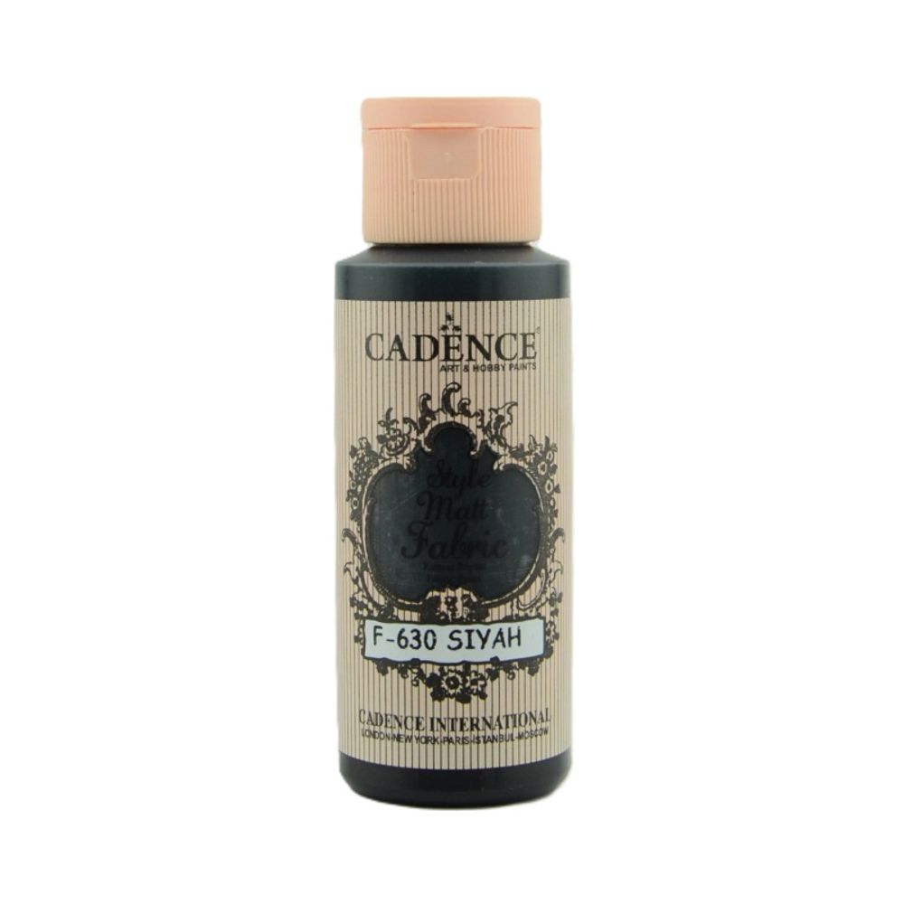 Levně Cadence Barva na textil Cadence Style Matt Fabric, 59 ml - VYBERTE ODSTÍN - Barva na textil Cadence Style Matt Fabric, 59 ml - black, černá