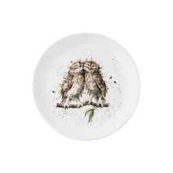 Porcelánový talíř Wrendale Designs - Sovy