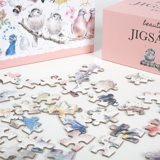 Puzzle Wrendale Designs "Garden Birds", 1000 dílků - Ptáčci