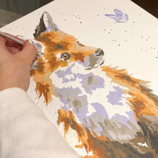 Malování podle čísel Wrendale Designs "Born to be Wild" - Liška