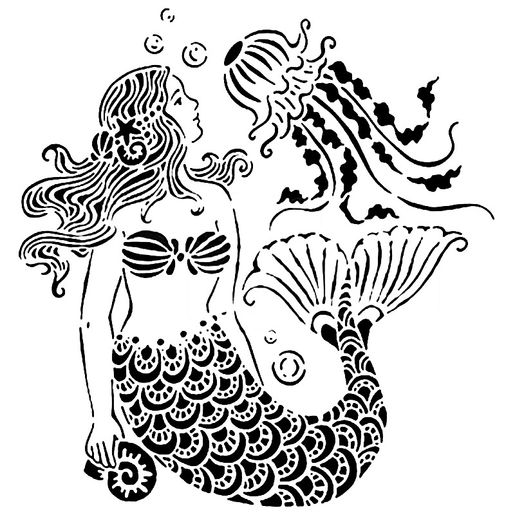 Šablona TCW - Mermaid Dream - VYBERTE VELIKOST
