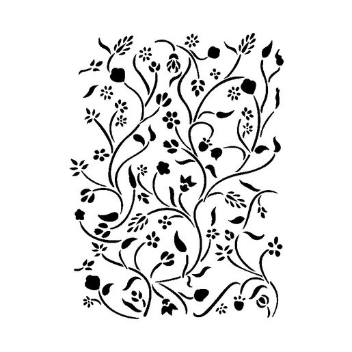 Šablona Cadence, 21x30 cm - Chmel