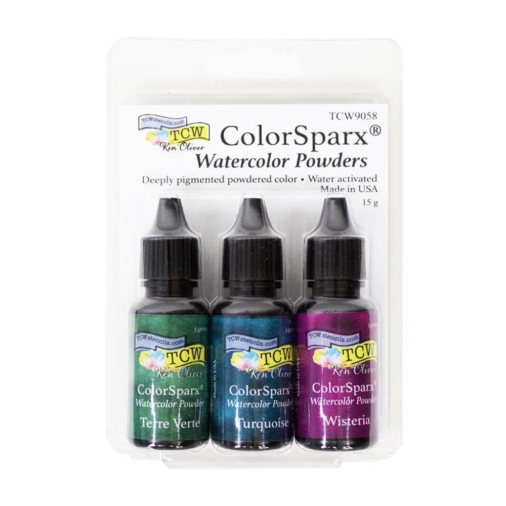 Levně The Crafter´s Workshop Pigmentový prášek TCW Watercolor Powders, 15 g - Alpine, Alpy