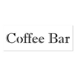 Šablona TCW 16,5"x6" (42x15 cm) - Text Coffee Bar