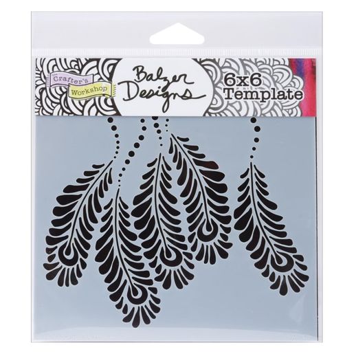 Šablona TCW - Peacock Feathers - VYBERTE VELIKOST