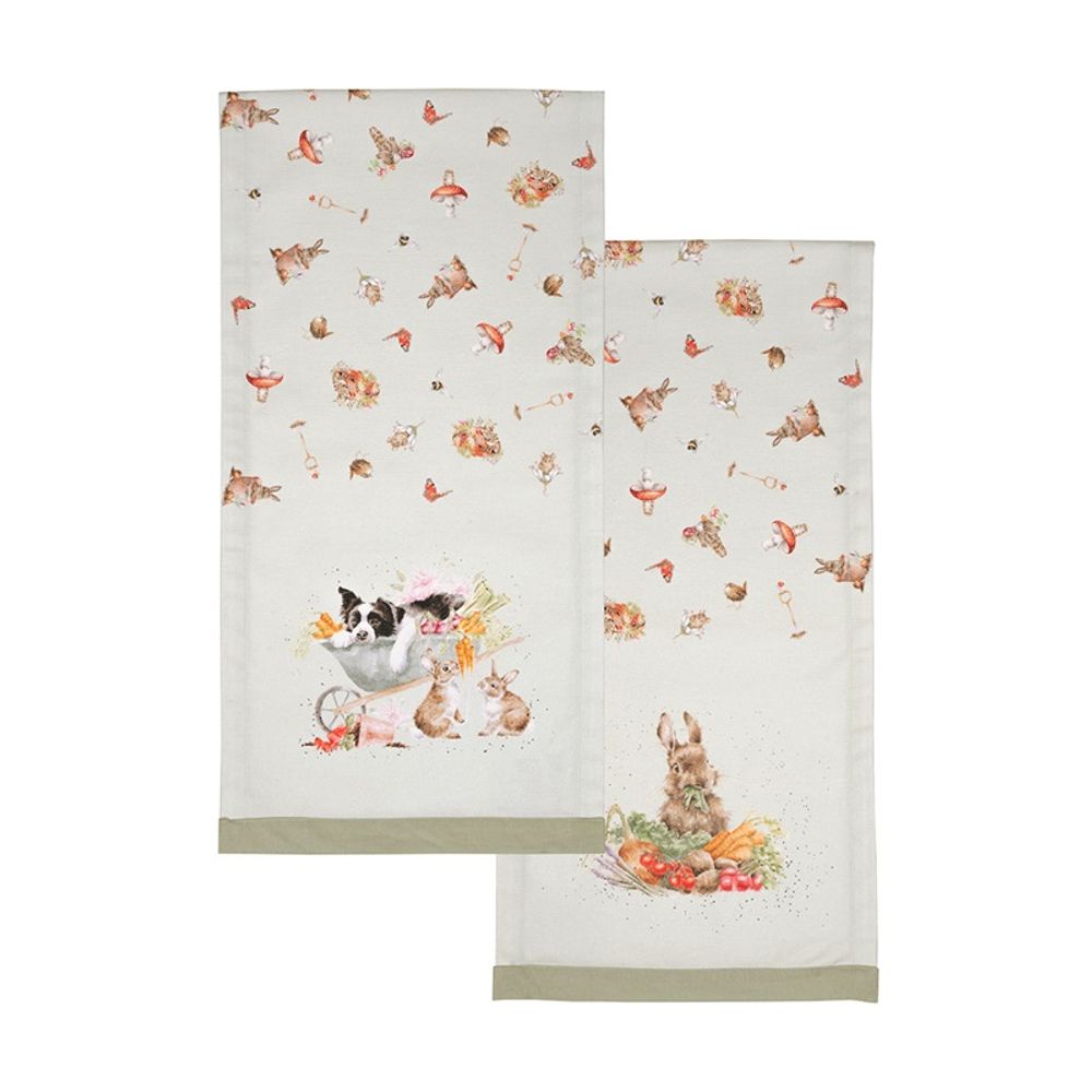Wrendale Designs Běhoun na stůl Wrendale Designs "Garden Friends" - Zahradní zvířátka