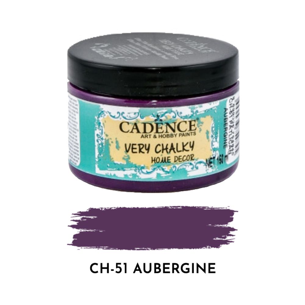 Levně Cadence Křídová barva Cadence Very Chalky, 150 ml - VYBERTE ODSTÍN - Křídová barva Cadence Very Chalky, 150 ml - aubergine, lilková