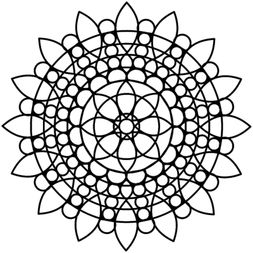 Šablona TCW - Sunflower Mandala - VYBERTE VELIKOST