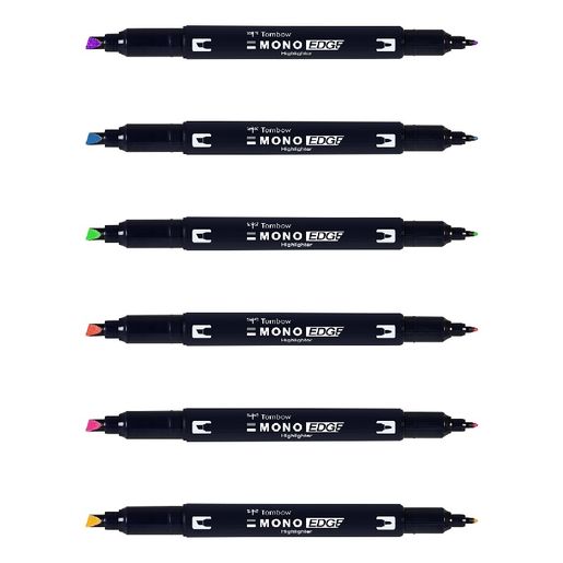 Oboustranný zvýrazňovač Tombow Mono Edge - VYBERTE ODSTÍN