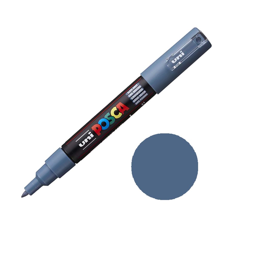 Levně Posca Akrylový fix Posca PC-1M - VYBERTE ODSTÍN - Akrylový fix Posca PC-1M - břidlicově šedý