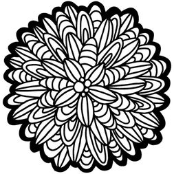 Šablona TCW - Cactus Dahlia - VYBERTE VELIKOST