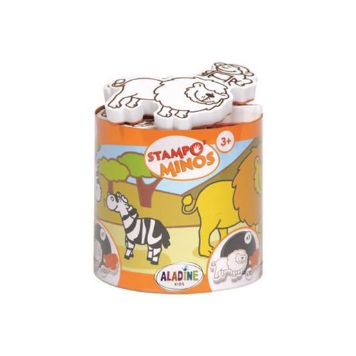 Dětská razítka Aladine Stampo Minos, 10 ks - Safari