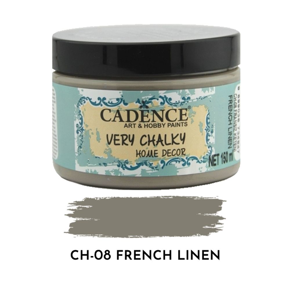 Levně Cadence Křídová barva Cadence Very Chalky, 150 ml - VYBERTE ODSTÍN - Křídová barva Cadence Very Chalky, 150 ml - french linen, antická hnědá