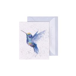 Dárková kartička Wrendale Designs "Rainbow" - Kolibřík
