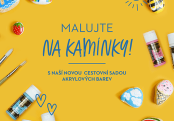 Naše nové sady malování na kamínky