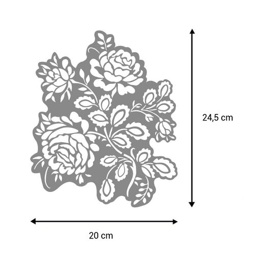 Šablona Cadence, stínová - Růže