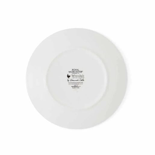 Porcelánové dezertní talířky Wrendale Designs, 2 ks - Liška a zajíc