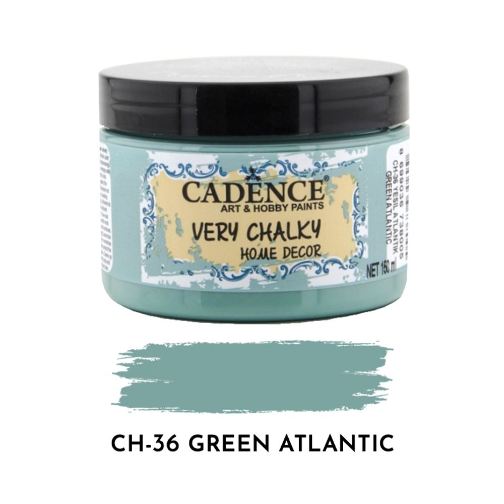 Křídová barva Cadence Very Chalky 150 ml - green atlantic atlantická zelená Aladine