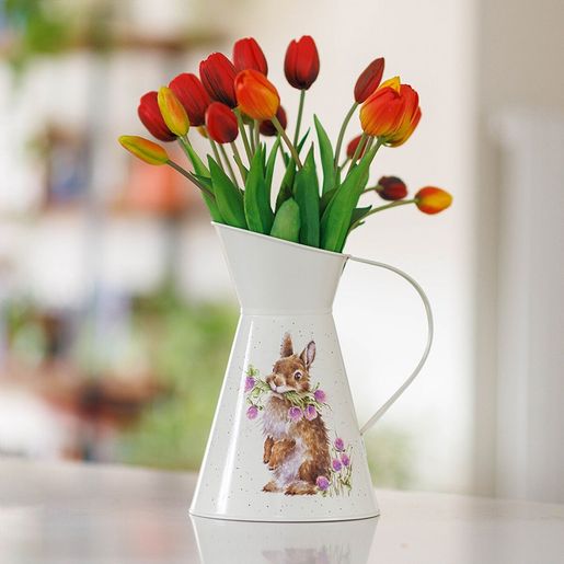 Džbán na květiny Wrendale Designs "Head Clover Heels" - Králík
