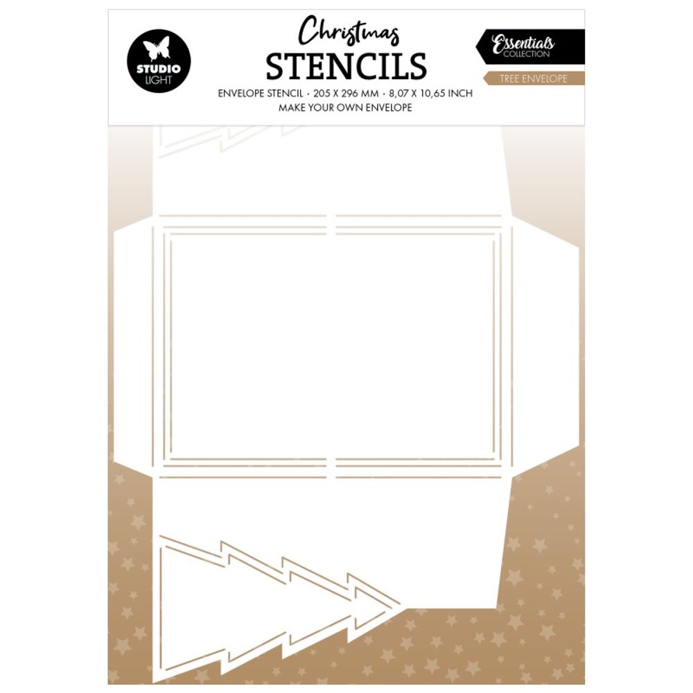 Studio Light Šablona na obkreslení Studio Light - Stromečková obálka