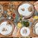 Jídelní porcelánové talíře Wrendale Designs, 4 ks - Lesní zvířata