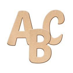 Dřevěná písmena Aladine k dekoraci, 15 cm - VYBERTE PÍSMENO