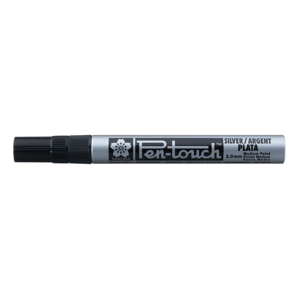 Lihový fix Sakura Pen Touch - stříbrný Aladine