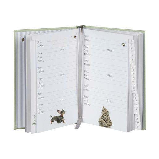 Adresář Wrendale Designs "The Flower Pot", A6 - Králík