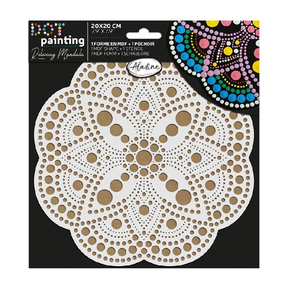 Aladine Sada na tečkování Aladine, 20 cm - Mandala 4